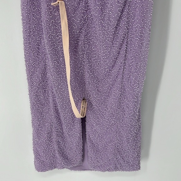 Oh Polly NWT beaded midi dress women’s size 6 - Picture 5 of 8